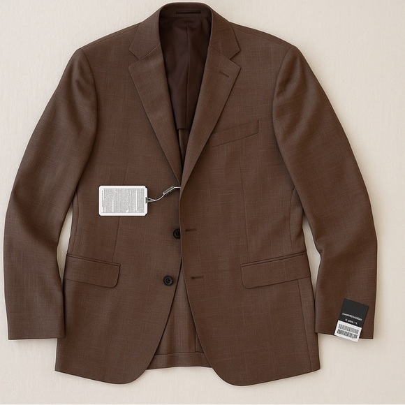NWT Ermenegildo Zegna blazer high performance brown wool IT 54/ US 44 - Picture 1 of 17